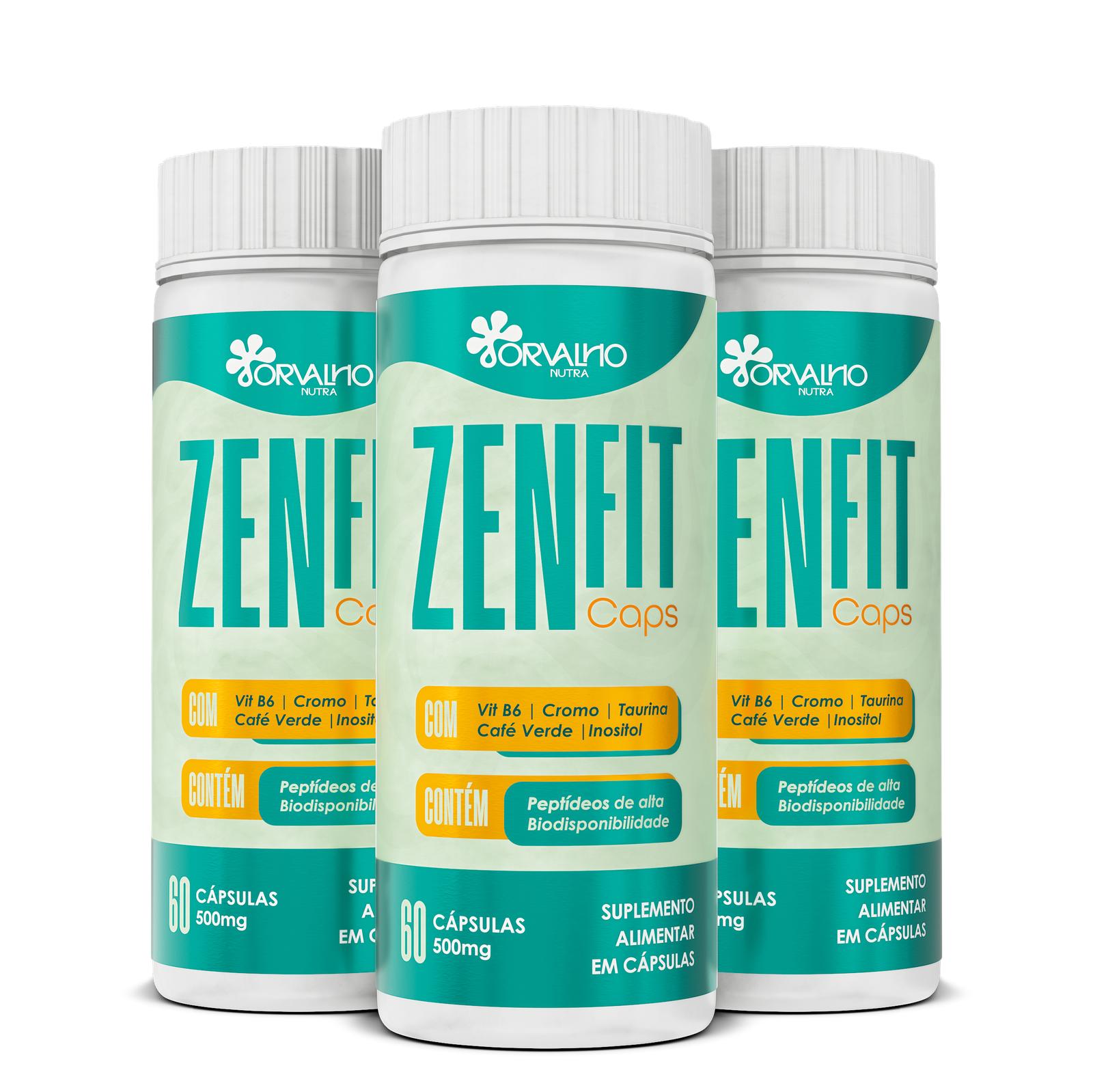 Kit 3 unidades ZENfit Caps